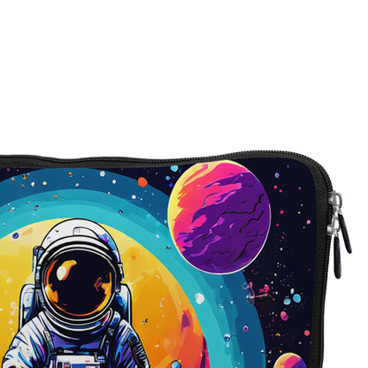 Astronaut Floating in Space Laptop Sleeve Protective Cover