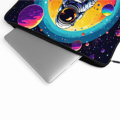 Astronaut Floating in Space Laptop Sleeve Protective Cover