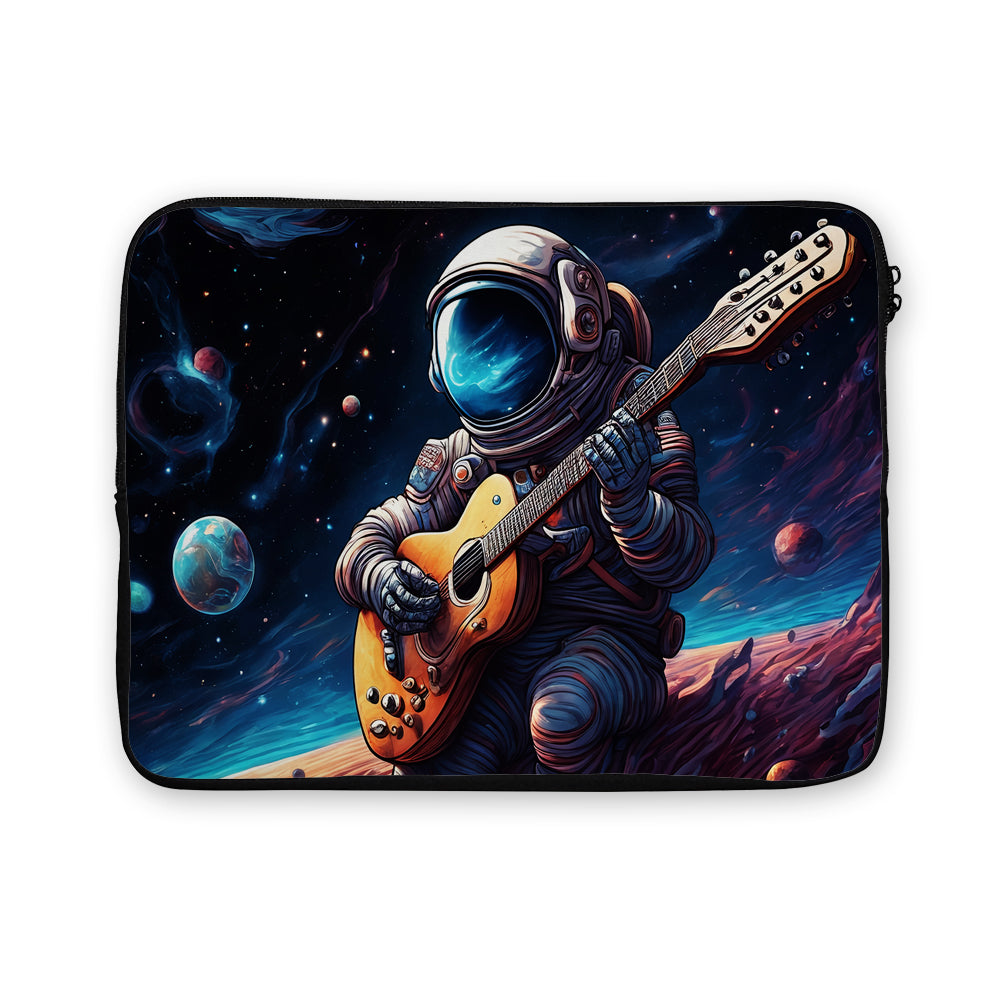 Astronaut Playing Guitar Laptop Sleeve Protective Cover