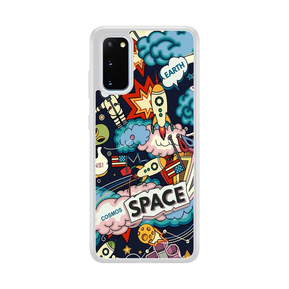 Astronaut Transformation at Space Samsung Galaxy S20 Case-Oxvistore