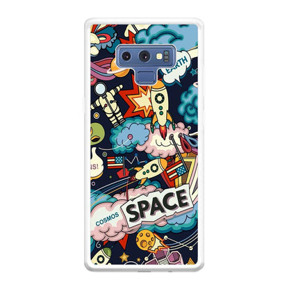 Astronaut Transformation at Space Samsung Galaxy Note 9 Case-Oxvistore