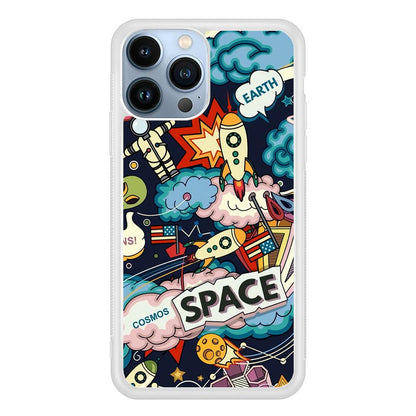 Astronaut Transformation at Space iPhone 14 Pro Max Case-Oxvistore