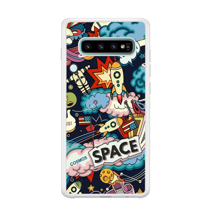 Astronaut Transformation at Space Samsung Galaxy S10 Case-Oxvistore