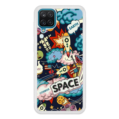 Astronaut Transformation at Space Samsung Galaxy A12 Case-Oxvistore