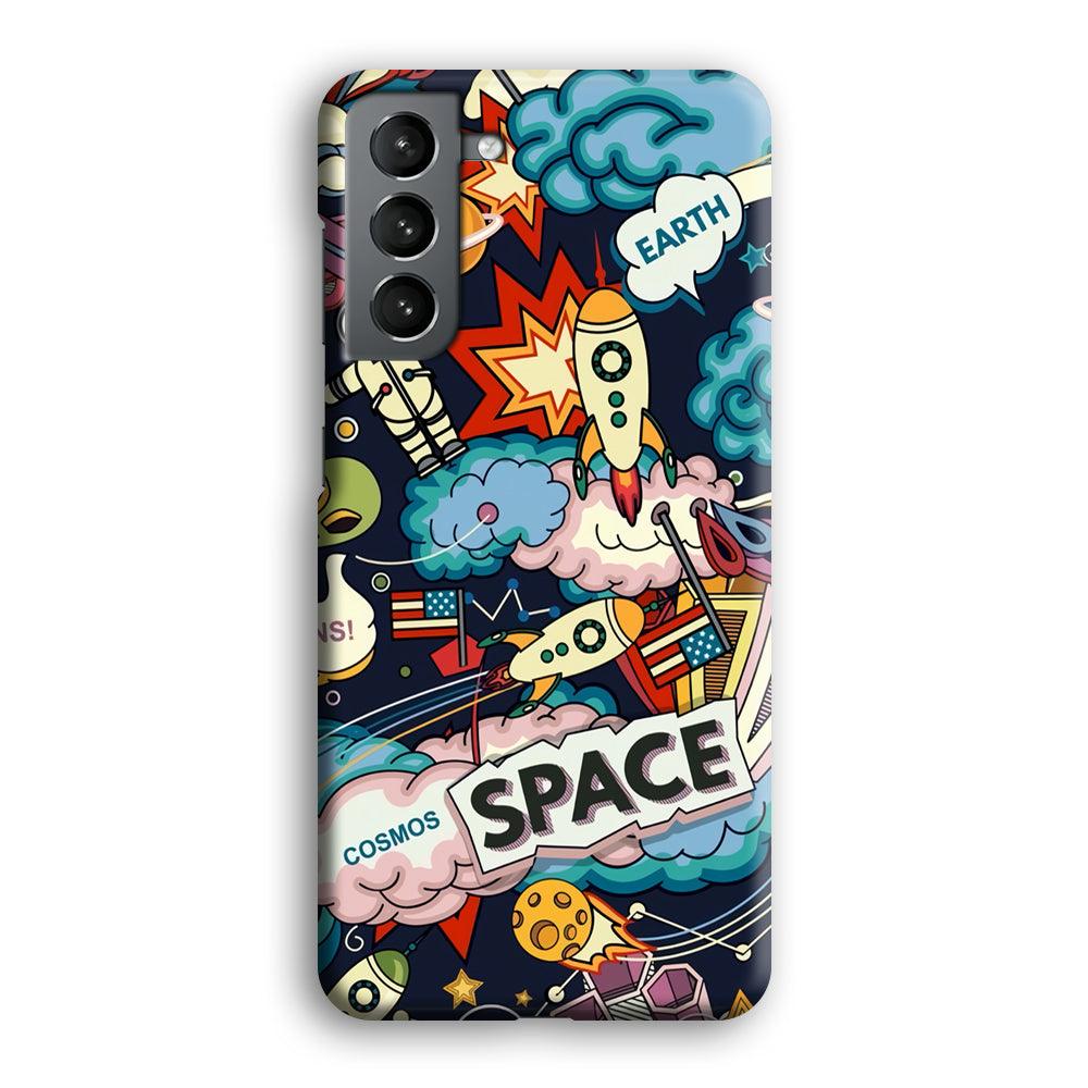 Astronaut Transformation at Space Samsung Galaxy S21 Plus Case-Oxvistore