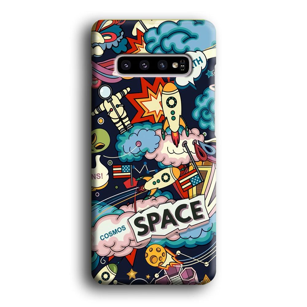 Astronaut Transformation at Space Samsung Galaxy S10 Plus Case-Oxvistore