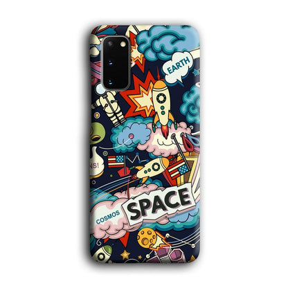 Astronaut Transformation at Space Samsung Galaxy S20 Case-Oxvistore