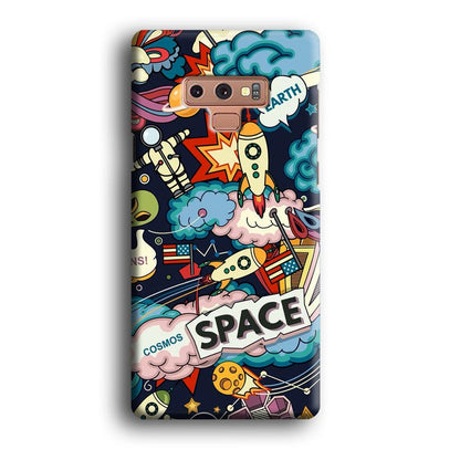 Astronaut Transformation at Space Samsung Galaxy Note 9 Case-Oxvistore