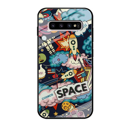 Astronaut Transformation at Space Samsung Galaxy S10 Plus Case-Oxvistore