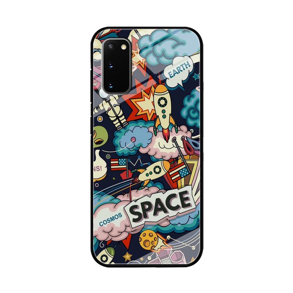 Astronaut Transformation at Space Samsung Galaxy S20 Case-Oxvistore