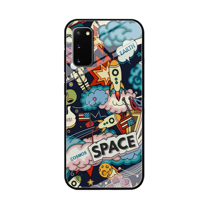 Astronaut Transformation at Space Samsung Galaxy S20 Case-Oxvistore