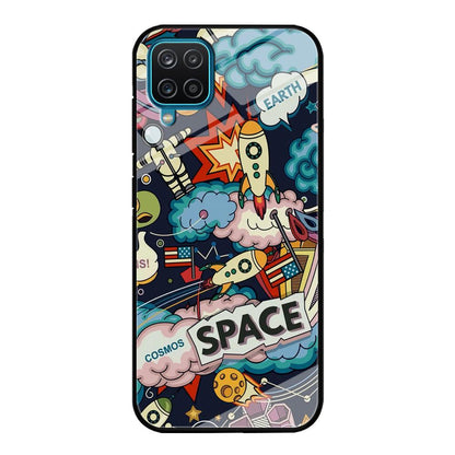 Astronaut Transformation at Space Samsung Galaxy A12 Case-Oxvistore