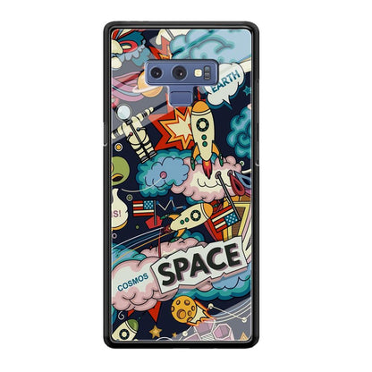 Astronaut Transformation at Space Samsung Galaxy Note 9 Case-Oxvistore