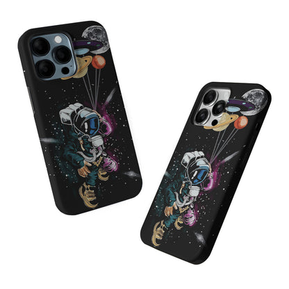 Astronaut UFO Balloon Outer Space 2 in 1 Tough Phone Case