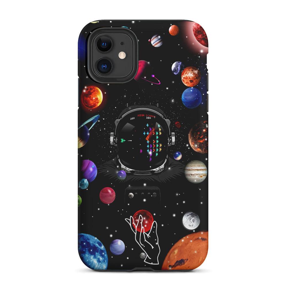 Astronaut Vintage Space Game 2 in 1 Tough Phone Case-Oxvistore