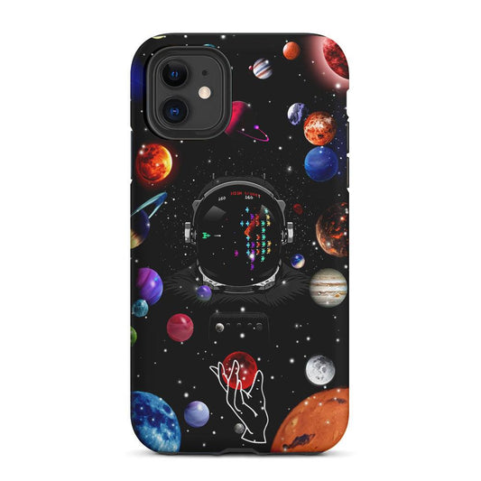 Astronaut Vintage Space Game 2 in 1 Tough Phone Case-Oxvistore