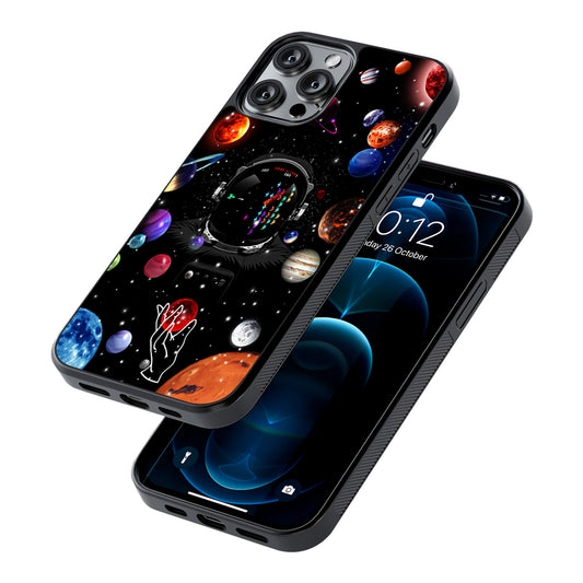 Astronaut Vintage Space Game 2D Rubber Phone Case