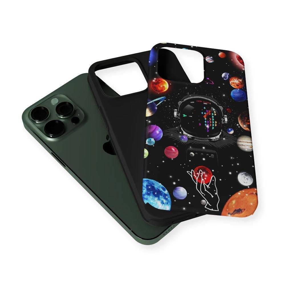 Astronaut Vintage Space Game 2 in 1 Tough Phone Case-Oxvistore