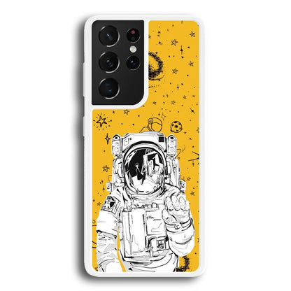 Astronaut Farewell Samsung Galaxy S21 Ultra Case-Oxvistore