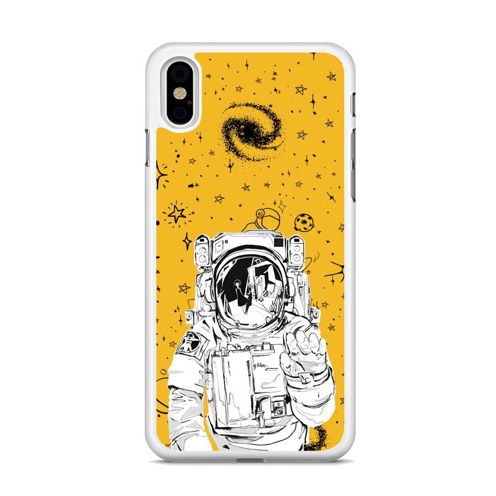 Astronaut Farewell iPhone X Case-Oxvistore