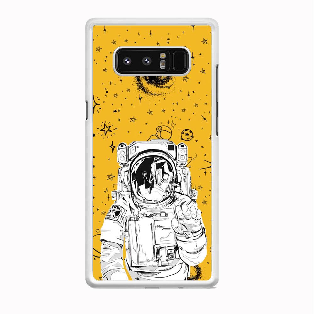 Astronaut Farewell Samsung Galaxy Note 8 Case-Oxvistore