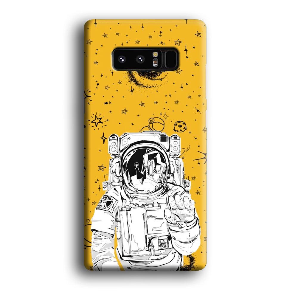 Astronaut Farewell Samsung Galaxy Note 8 Case-Oxvistore