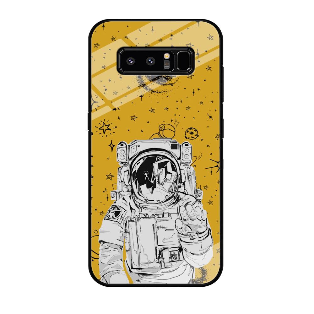 Astronaut Farewell Samsung Galaxy Note 8 Case-Oxvistore