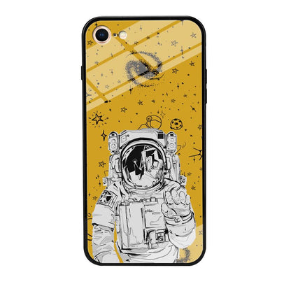 Astronaut Farewell iPhone 8 Case-Oxvistore