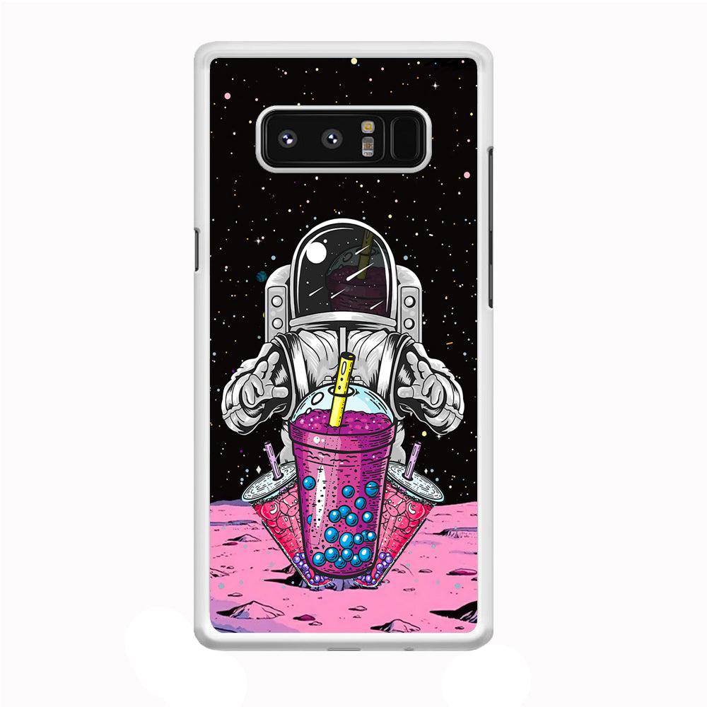 Astronaut and Magic Bubble Ice Samsung Galaxy Note 8 Case-Oxvistore