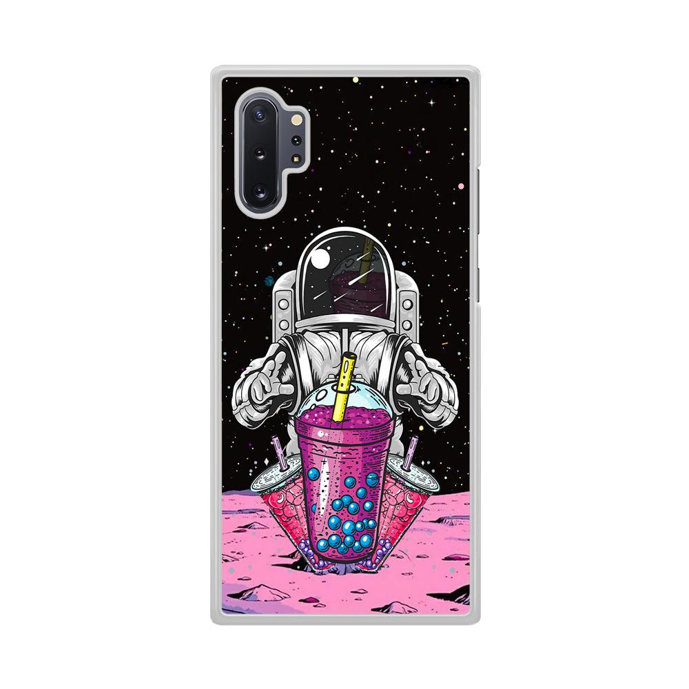 Astronaut and Magic Bubble Ice Samsung Galaxy Note 10 Plus Case-Oxvistore