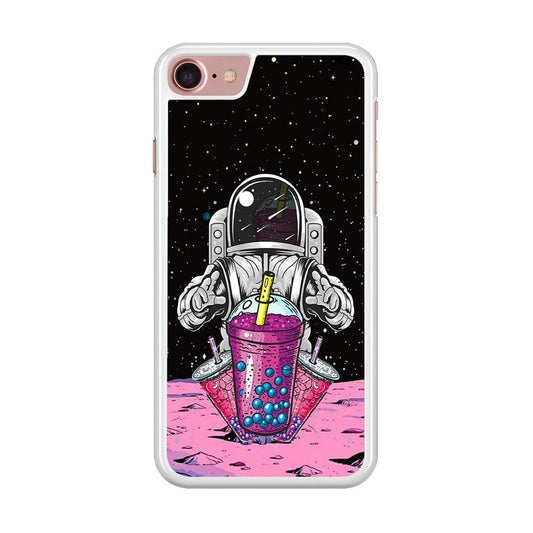 Astronaut and Magic Bubble Ice iPhone 8 Case-Oxvistore