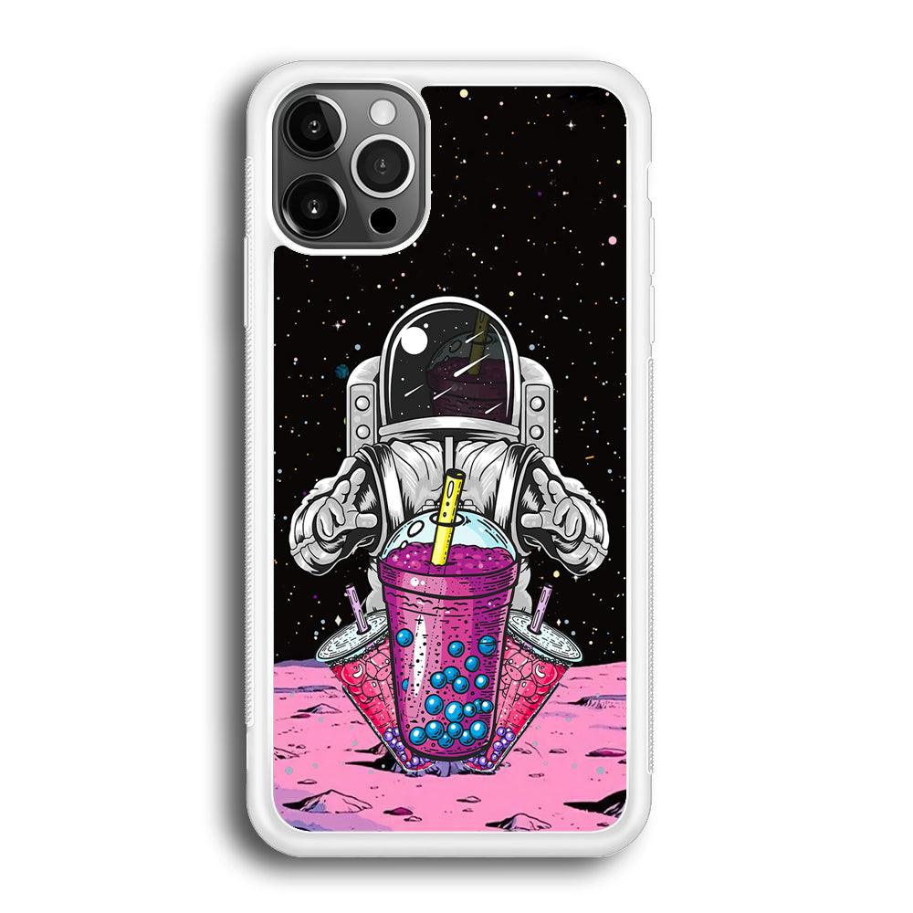 Astronaut and Magic Bubble Ice iPhone 12 Pro Case-Oxvistore