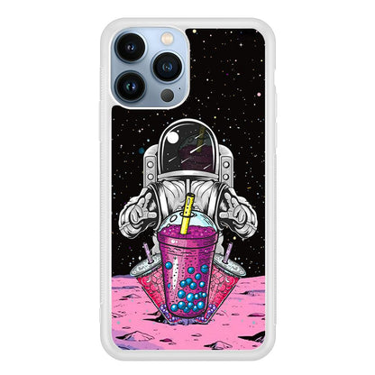 Astronaut and Magic Bubble Ice iPhone 15 Pro Case-Oxvistore