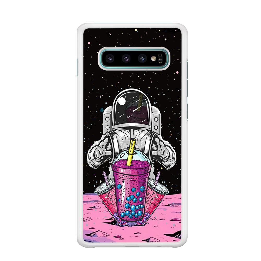 Astronaut and Magic Bubble Ice Samsung Galaxy S10 Plus Case-Oxvistore