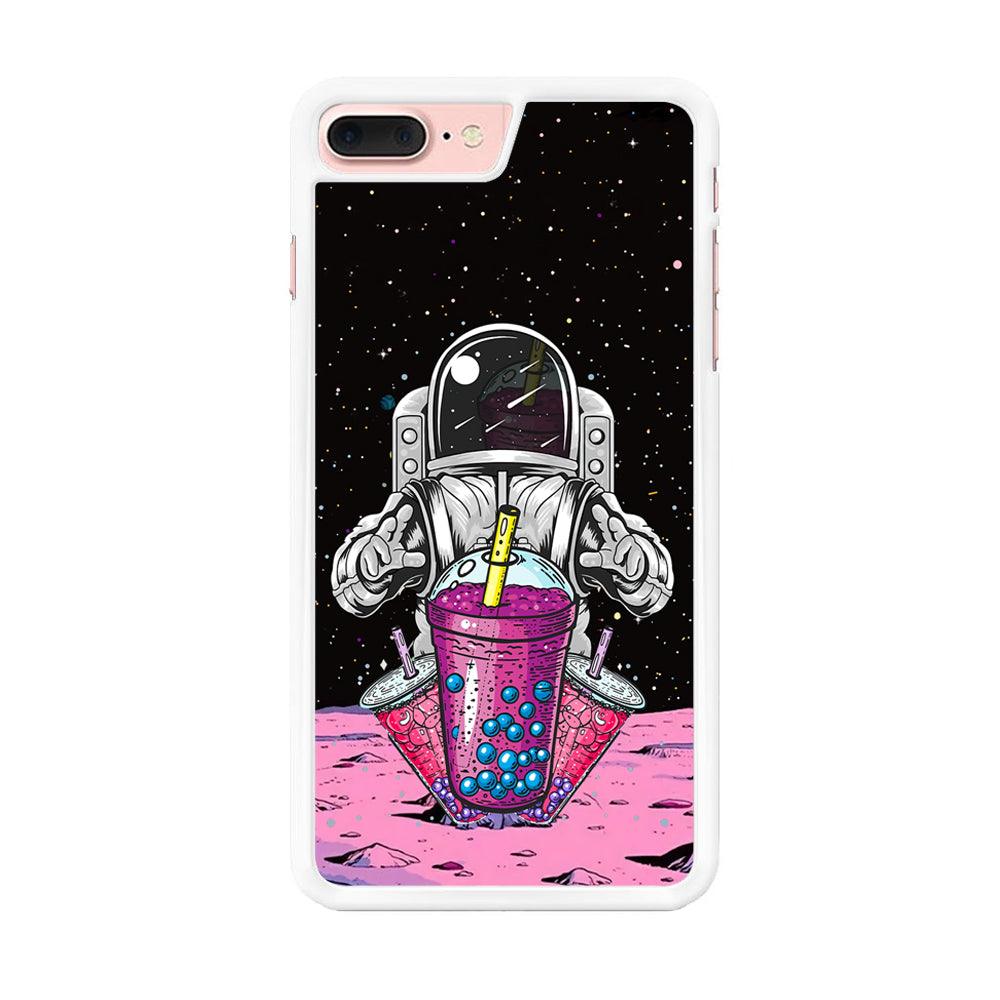 Astronaut and Magic Bubble Ice iPhone 7 Plus Case-Oxvistore