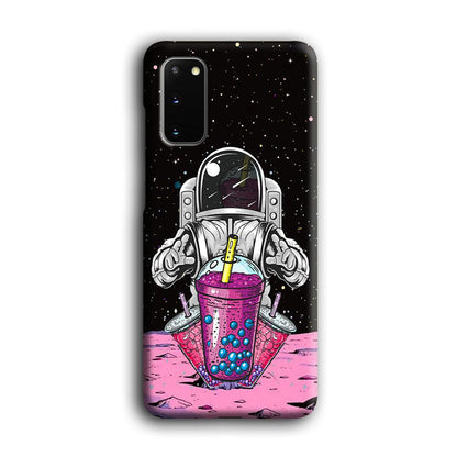 Astronaut and Magic Bubble Ice Samsung Galaxy S20 Case-Oxvistore