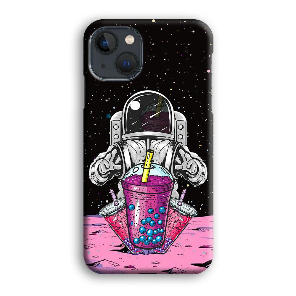 Astronaut and Magic Bubble Ice iPhone 15 Plus Case-Oxvistore