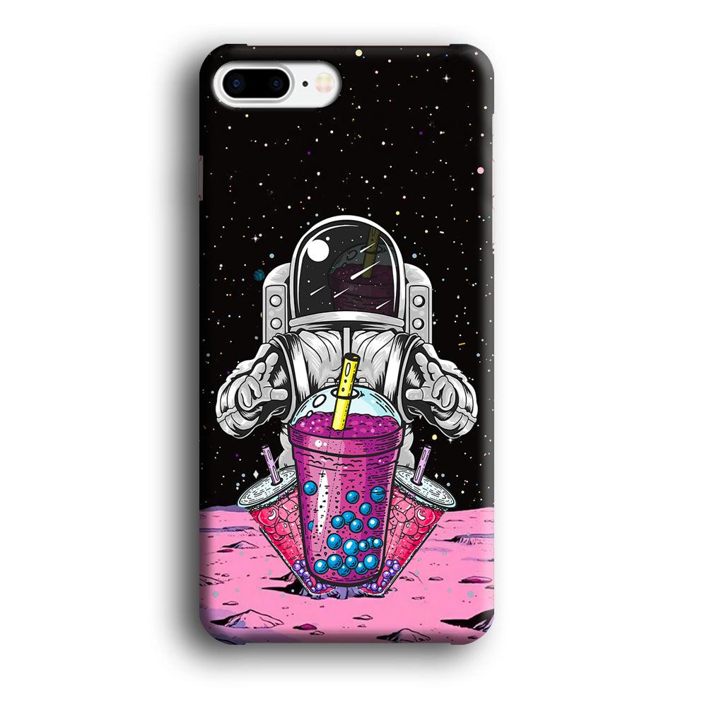 Astronaut and Magic Bubble Ice iPhone 7 Plus Case-Oxvistore