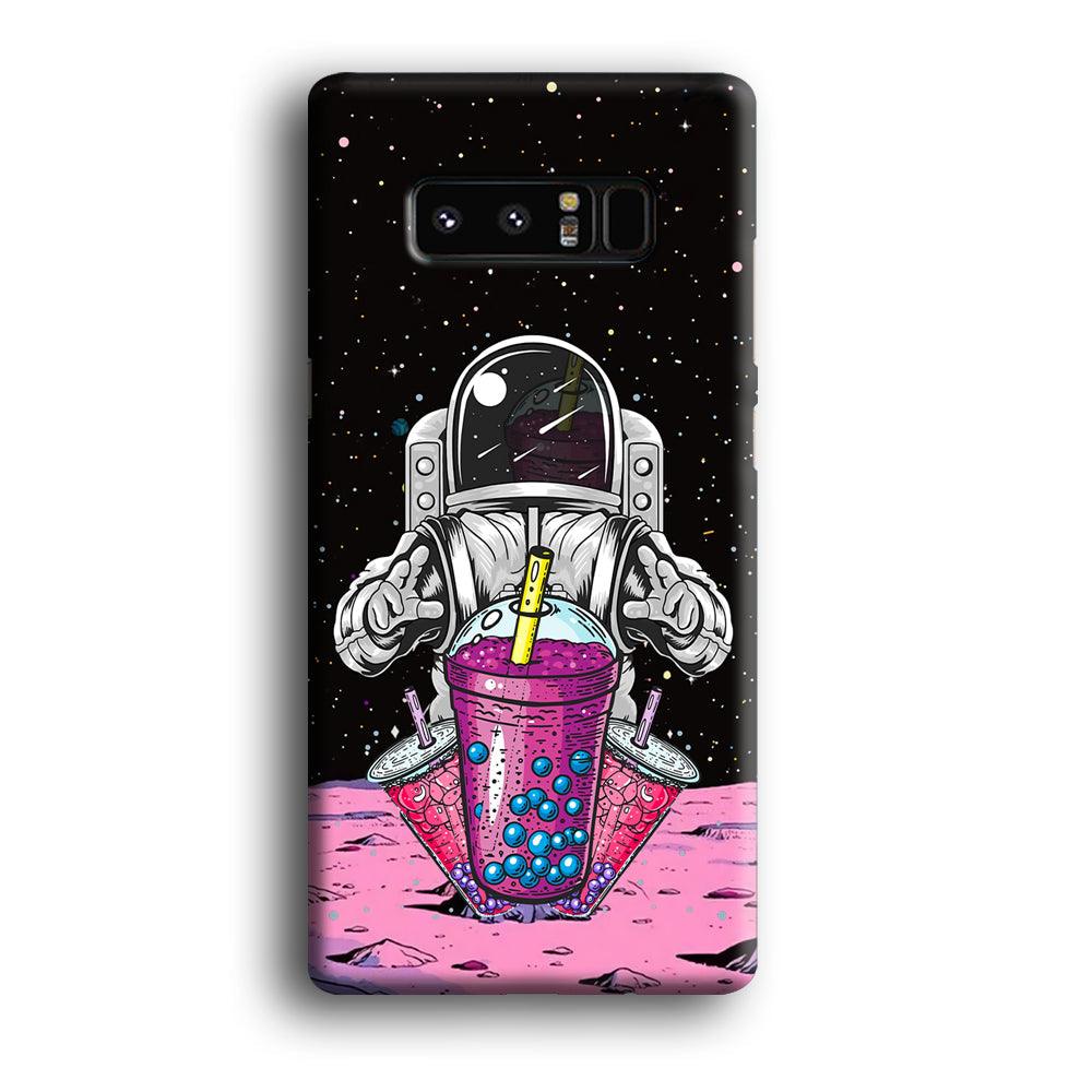 Astronaut and Magic Bubble Ice Samsung Galaxy Note 8 Case-Oxvistore