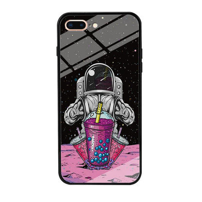 Astronaut and Magic Bubble Ice iPhone 7 Plus Case-Oxvistore