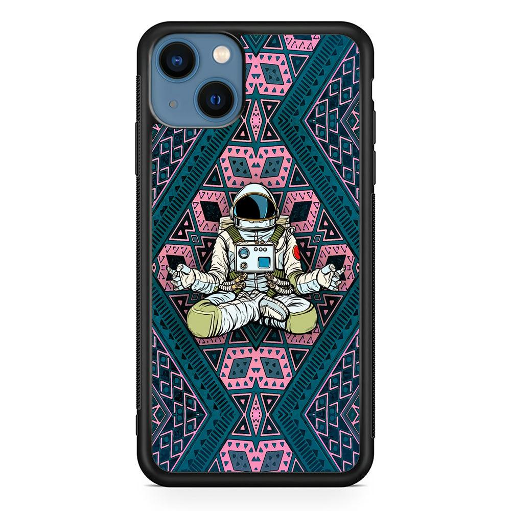 Astronauts Aura of Meditation iPhone 15 Case-Oxvistore