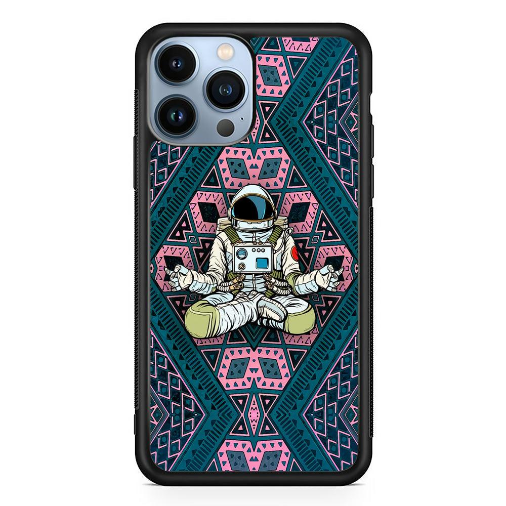 Astronauts Aura of Meditation iPhone 13 Pro Case-Oxvistore