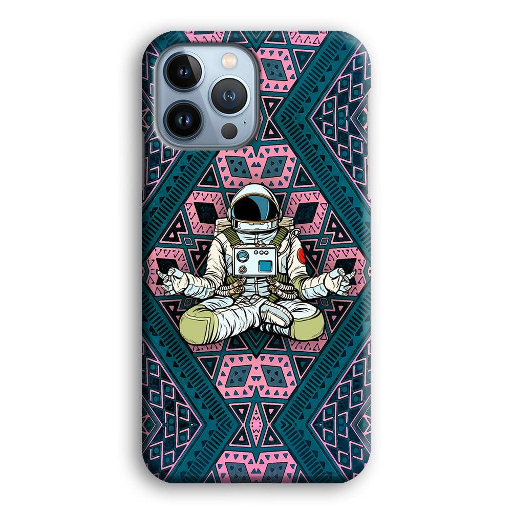 Astronauts Aura of Meditation iPhone 14 Pro Case-Oxvistore