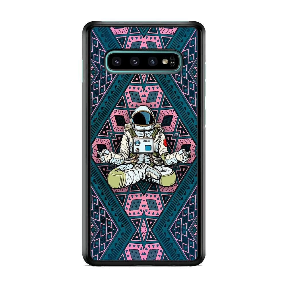 Astronauts Aura of Meditation Samsung Galaxy S10 Case-Oxvistore