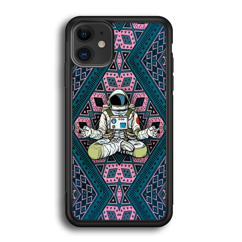 Astronauts Aura of Meditation iPhone 12 Case-Oxvistore