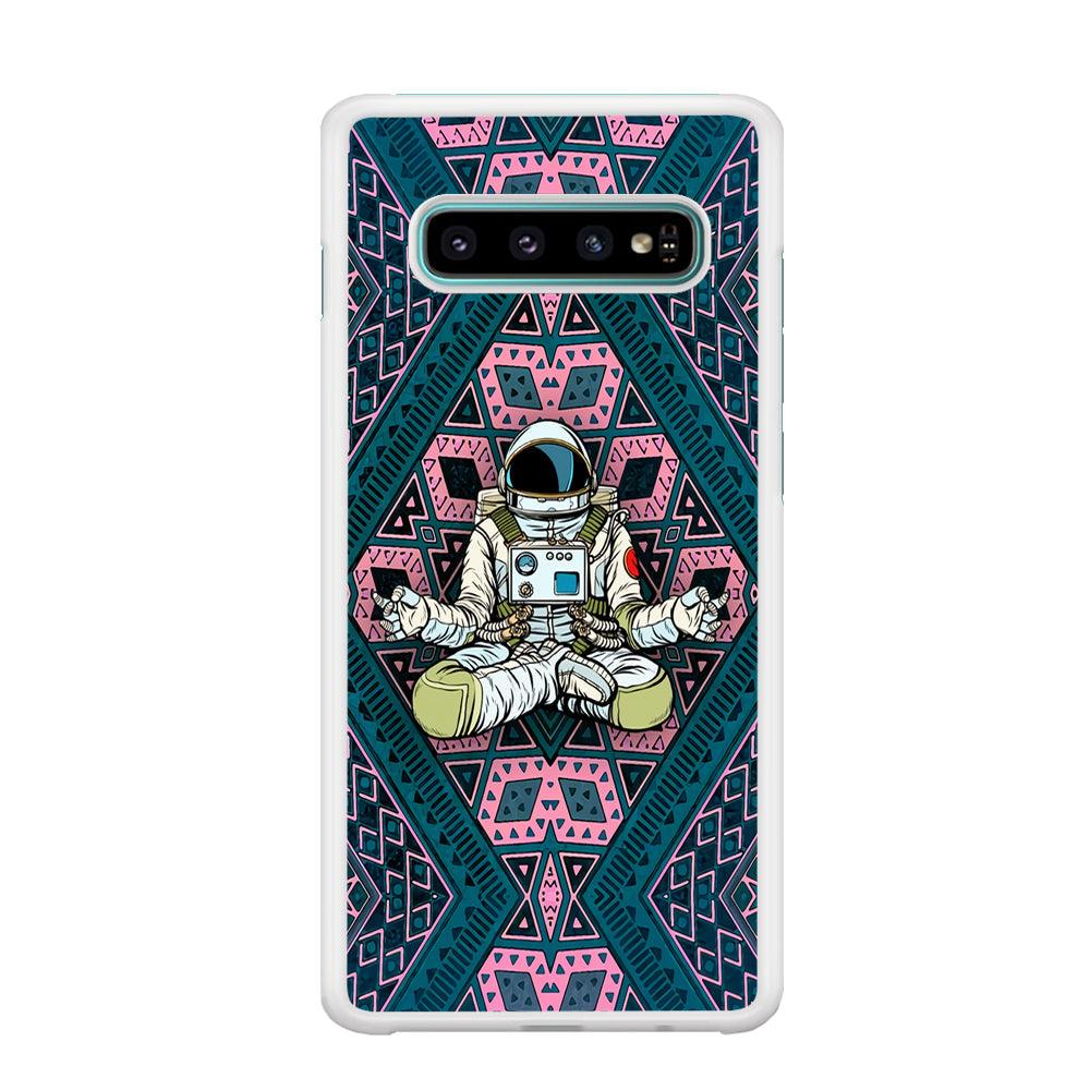 Astronauts Aura of Meditation Samsung Galaxy S10 Plus Case-Oxvistore