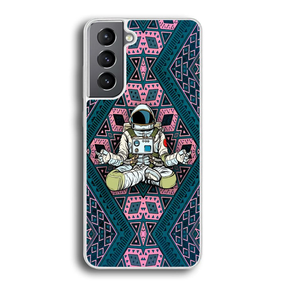 Astronauts Aura of Meditation Samsung Galaxy S21 Plus Case-Oxvistore