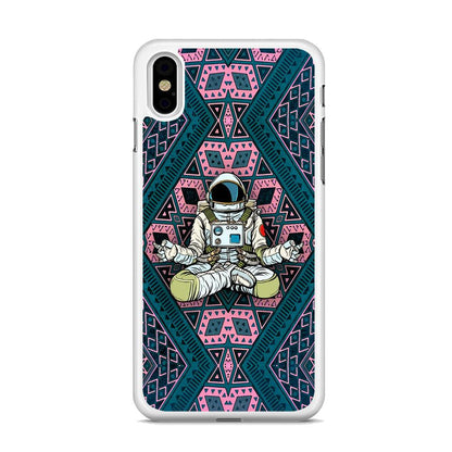 Astronauts Aura of Meditation iPhone X Case-Oxvistore