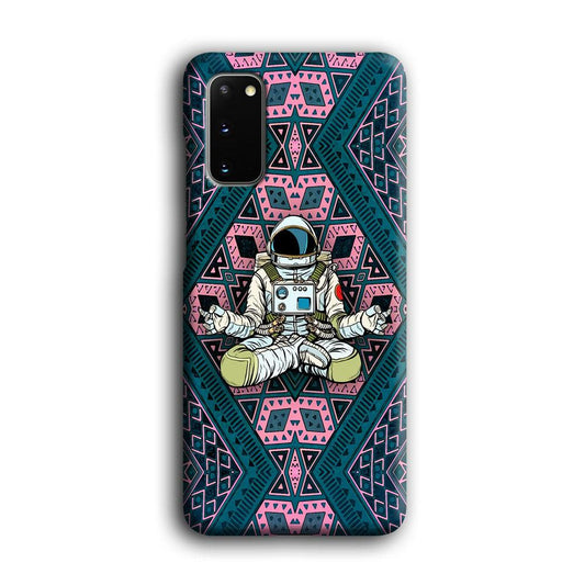 Astronauts Aura of Meditation Samsung Galaxy S20 Case-Oxvistore