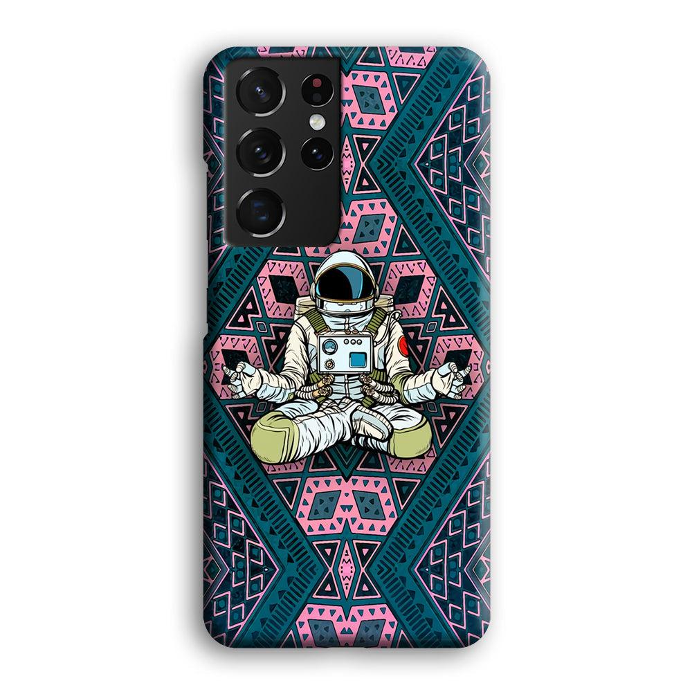 Astronauts Aura of Meditation Samsung Galaxy S21 Ultra Case-Oxvistore